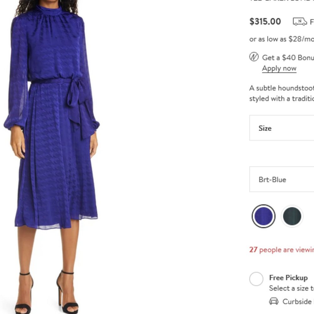 Long sleeve dress